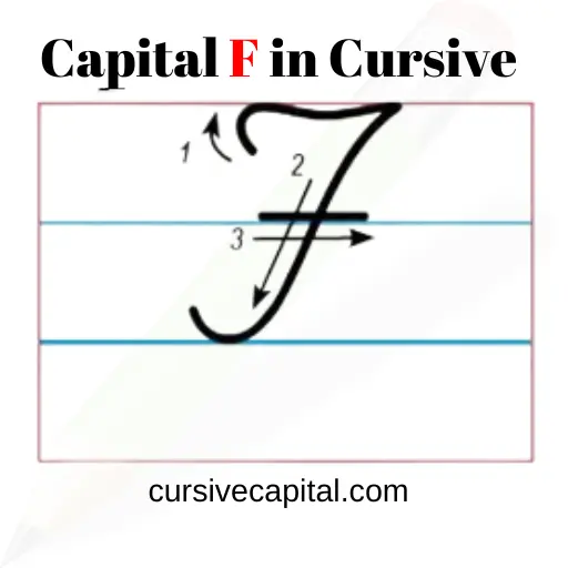 How to Write Capital Cursive F?