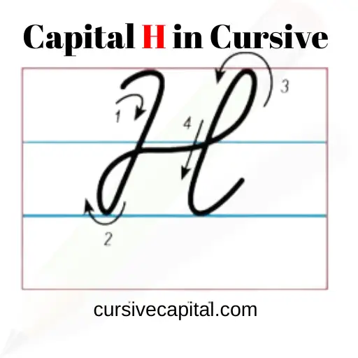 Step-by-Step Guide: Writing Cursive Capital H