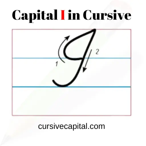 Download Practise Sheet for Cursive Capital I